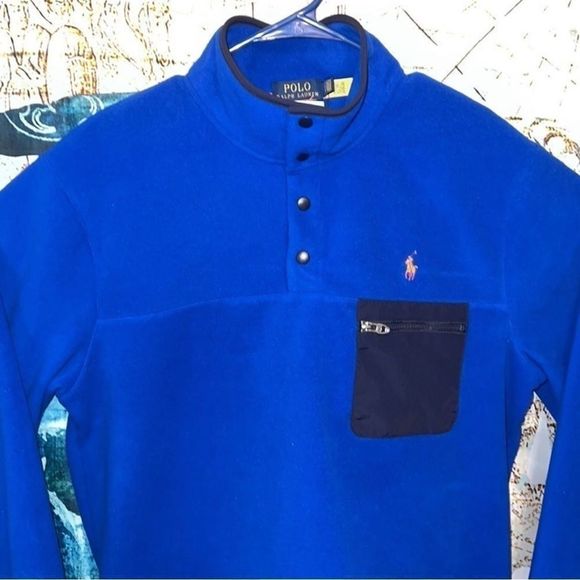 Polo Ralph Lauren Zip Pocket Fleece Sweater - Picture 4 of 10